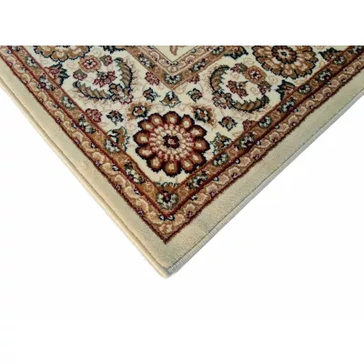 Gemusterter Stückteppich 160x220 cm LUCHO - creme