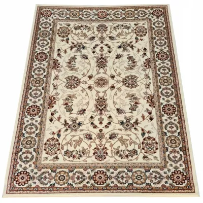 Gemusterter Stückteppich 160x220 cm LUCHO - creme