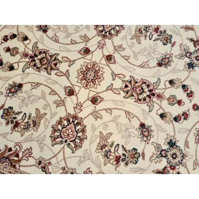 Gemusterter Stückteppich 140x190 cm LUCHO - creme