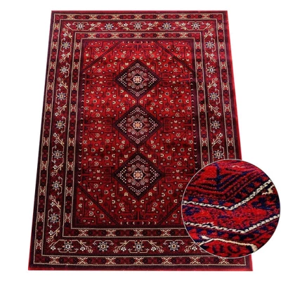 Teppich 80x150 cm ADELANTO 1 - gemustert / rot