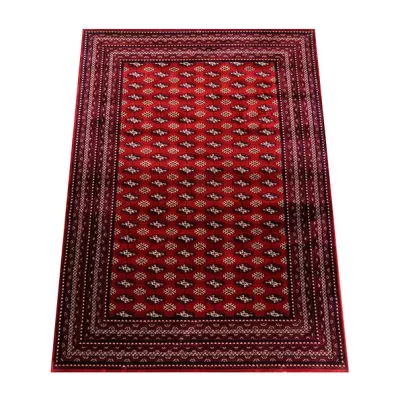 Teppich 200x290 cm ADELANTO 2 - gemustert / rot