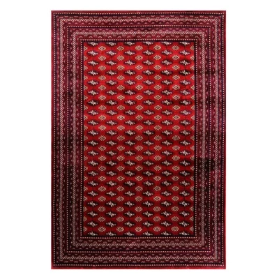 Teppich 80x150 cm ADELANTO 2 - gemustert / rot