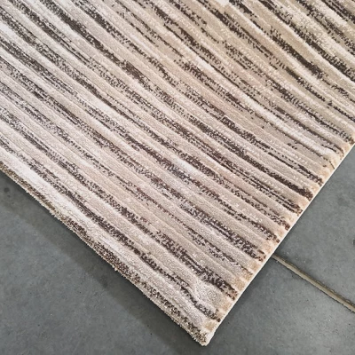Rechteckiger Stückteppich 80x150 GALT 3 - beige / braun