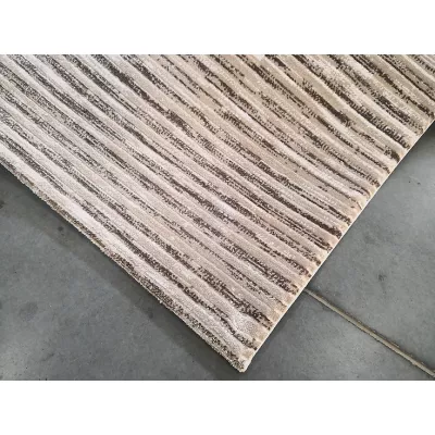 Rechteckiger Stückteppich 80x150 GALT 3 - beige / braun