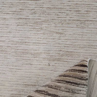 Rechteckiger Stückteppich 80x150 GALT 3 - beige / braun