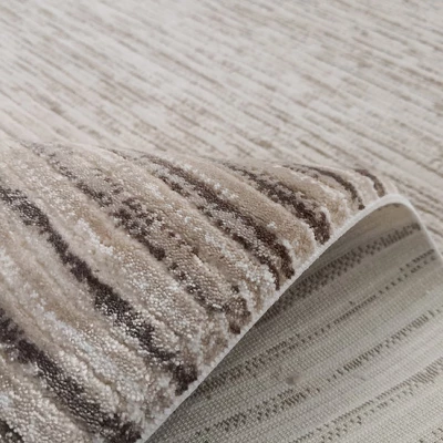 Rechteckiger Stückteppich 80x150 GALT 3 - beige / braun