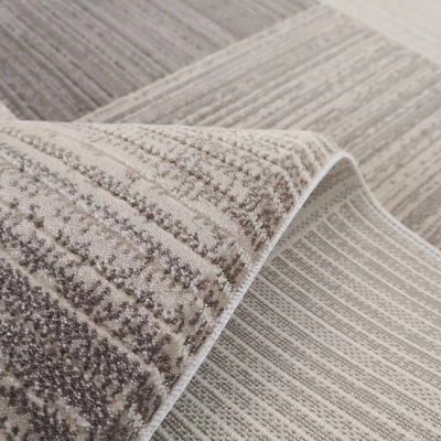 Rechteckiger Stückteppich 80x150 GALT 4 - beige / braun