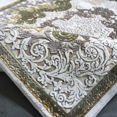 Orientalischer Stückteppich 130x190 GALT 7 - beige / gold