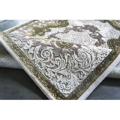 Orientalischer Stückteppich 130x190 GALT 7 - beige / gold