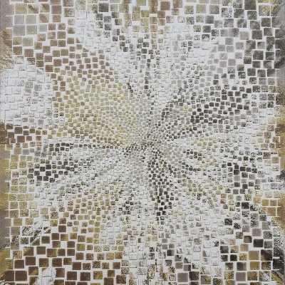 Rechteckiger Stückteppich 160x230 GALT 8 - beige / braun