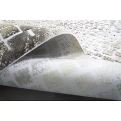 Rechteckiger Stückteppich 130x190 GALT 8 - beige / braun