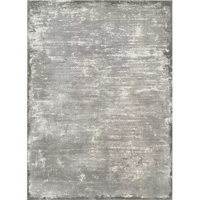 Moderner Stückteppich 80x150 GALT 9 - grau/weiß