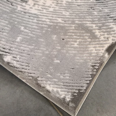 Moderner Teppich 240x330 GALT 9 - grau/weiß
