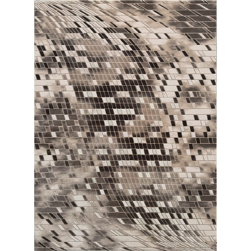 Moderner Stückteppich 130x190 GALT 10 - beige / braun