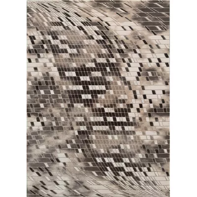 Moderner Stückteppich 130x190 GALT 10 - beige / braun