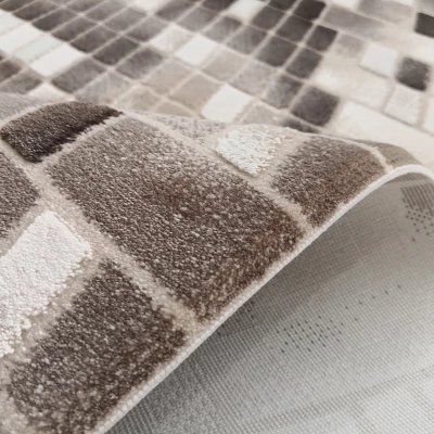 Moderner Stückteppich 130x190 GALT 10 - beige / braun