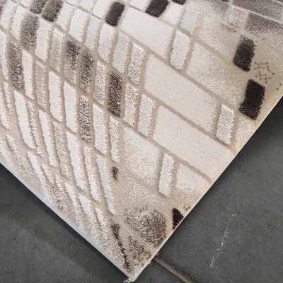 Moderner Stückteppich 130x190 GALT 10 - beige / braun