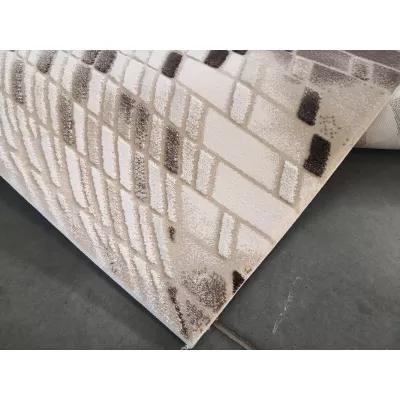 Moderner Stückteppich 130x190 GALT 10 - beige / braun