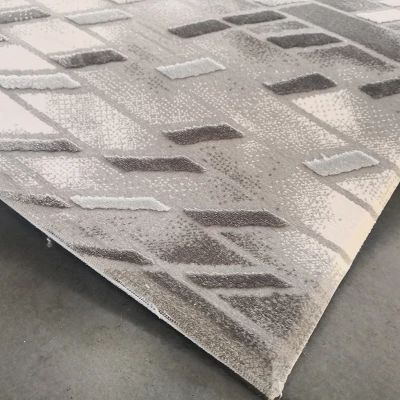 Moderner Stückteppich 200x290 GALT 10 - grau/blau