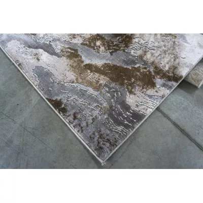Rechteckiger Stückteppich 80x150 COVINA 1 - beige / grau