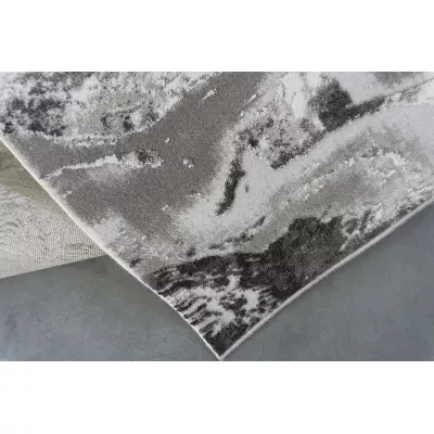 Rechteckiger Teppich 200x290 COVINA 1 - weiß / grau