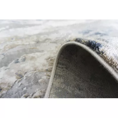 Rechteckiger Stückteppich 120x180 COVINA 1 - weiß / grau / blau