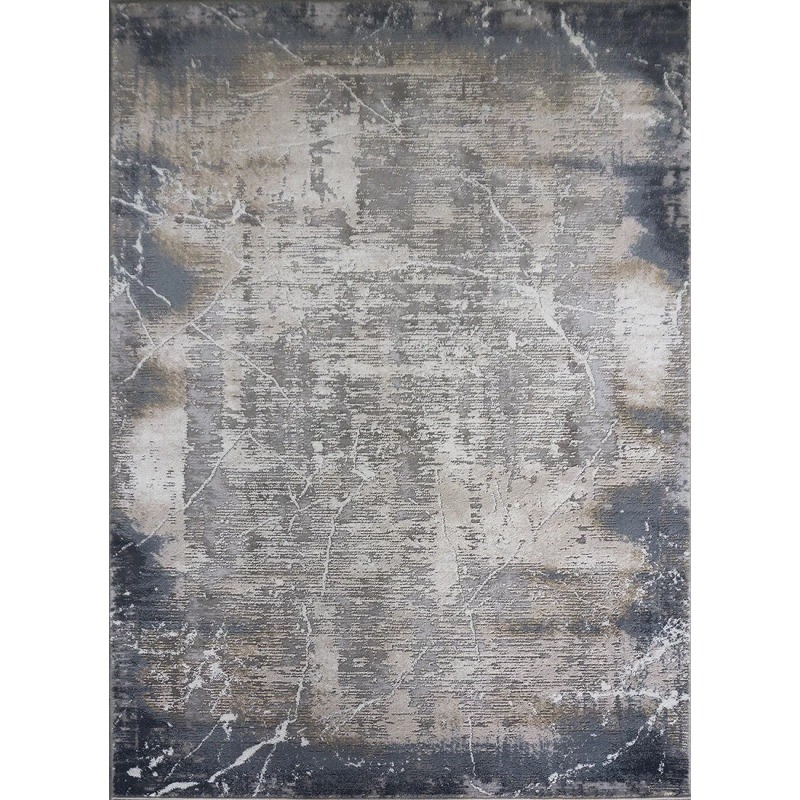 Rechteckiger Stückteppich 200x290 COVINA 2 - blau/grau