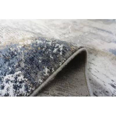 Rechteckiger Teppich 60x100 COVINA 2 - blau / grau