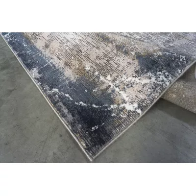 Rechteckiger Teppich 60x100 COVINA 2 - blau / grau