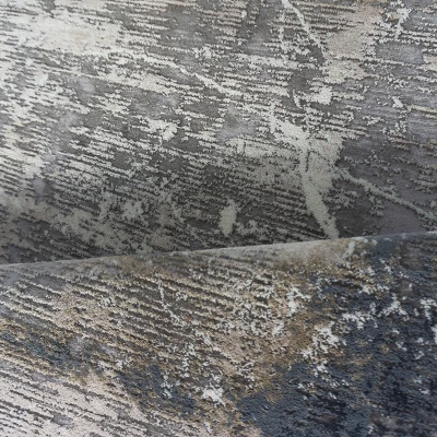 Rechteckiger Teppich 60x100 COVINA 2 - blau / grau