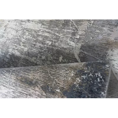 Rechteckiger Teppich 60x100 COVINA 2 - blau / grau