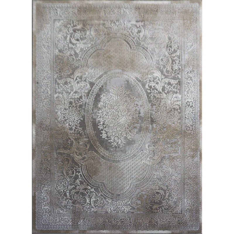 Rechteckiger Stückteppich 140x190 COVINA 3 - beige / grau