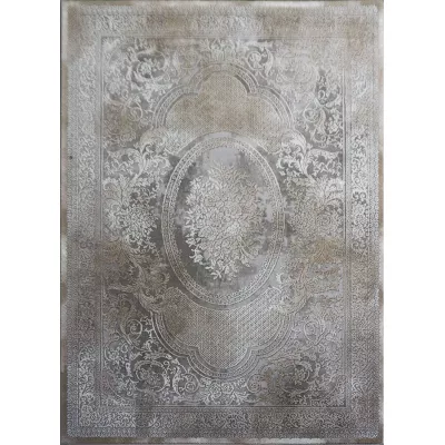 Rechteckiger Stückteppich 140x190 COVINA 3 - beige / grau