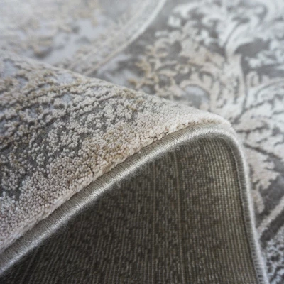 Rechteckiger Stückteppich 140x190 COVINA 3 - beige / grau