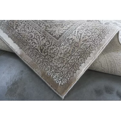 Rechteckiger Teppich 120x180 COVINA 3 - beige / grau