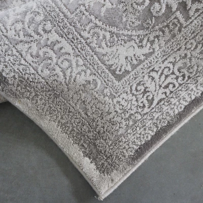 Rechteckiger Stückteppich 120x180 COVINA 3 - weiß / grau