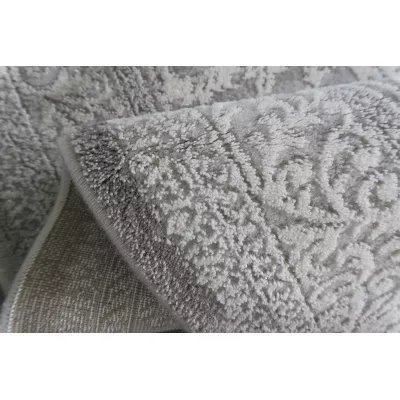 Rechteckiger Stückteppich 140x190 COVINA 3 - weiß / grau