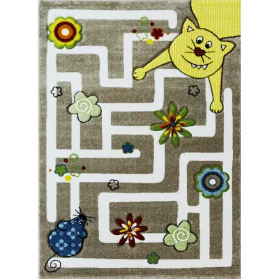 Kinderzimmerteppich 160x230 DORRIS 1 - beige