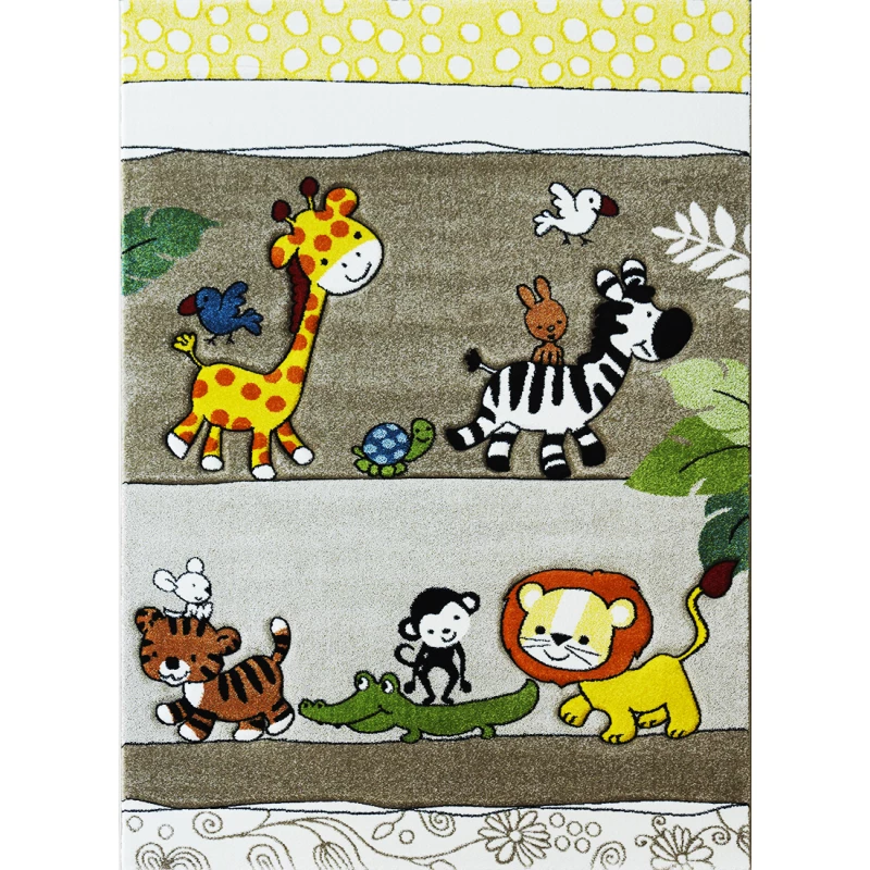 Kinderzimmerteppich 140x190 DORRIS 3 - beige
