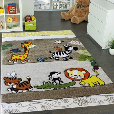 Kinderzimmerteppich 120x180 DORRIS 3 - beige