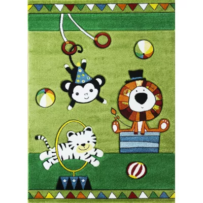 Kinderzimmerteppich 120x180 DORRIS 4 - grün