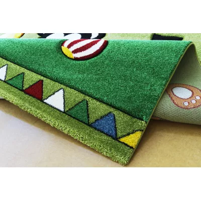 Kinderzimmerteppich 140x190 DORRIS 4 - grün