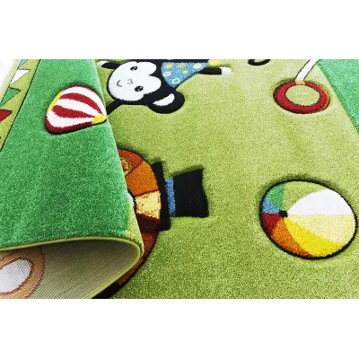 Kinderzimmerteppich 140x190 DORRIS 4 - grün