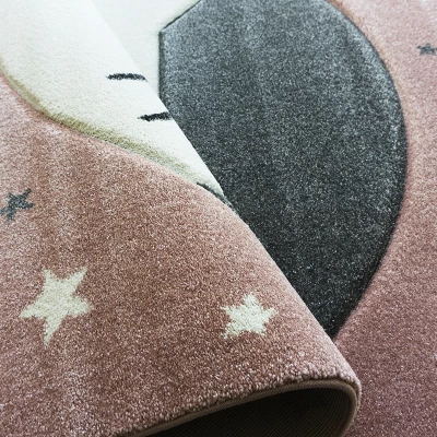 Kinderteppich 140x190 DORRIS 6 - rosa