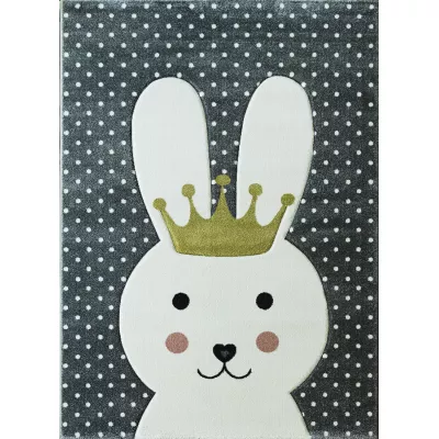 Kinderteppich 120x180 DORRIS 7 - grau