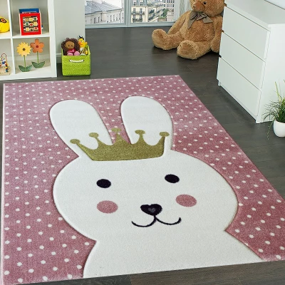Kinderteppich 160x230 DORRIS 7 - rosa