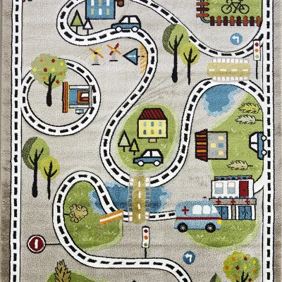 Kinderteppich 140x190 DORRIS 10 - beige