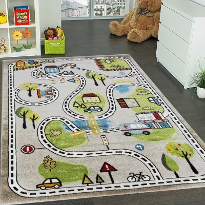 Kinderteppich 120x180 DORRIS 10 - beige