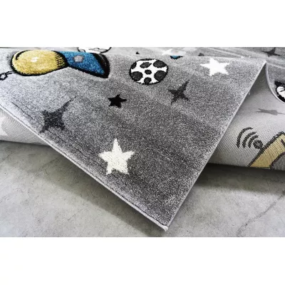 Kinderzimmer Teppich 160x230 DORRIS 12 - grau