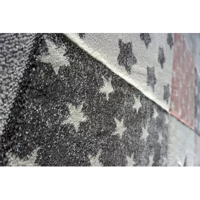 Kinderzimmer Teppich 160x230 DORRIS 13 - grau/rosa